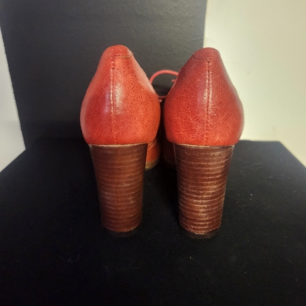 Jeffrey Campbell Red Textured Heels - Picture 6 of 7